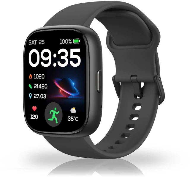 Main image of Smart Watch Built-in Alexa, Answer & Make Calls, 1.83" Fitness Watch IP68 Waterproof, Heart Rate, Sleep & Stress Monitor, Step Counter Smartwatch for Women Men, Compatible with Android iOS