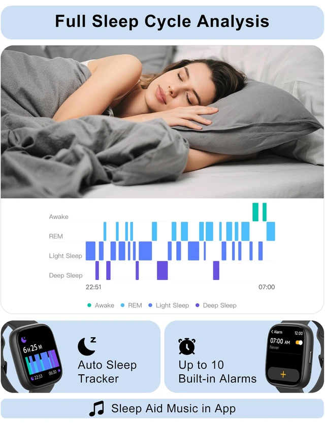 Alt view image 4 of 7 - Smart Watch Built-in Alexa, Answer & Make Calls, 1.83" Fitness Watch IP68 Waterproof, Heart Rate, Sleep & Stress Monitor, Step Counter Smartwatch for Women Men, Compatible with Android iOS