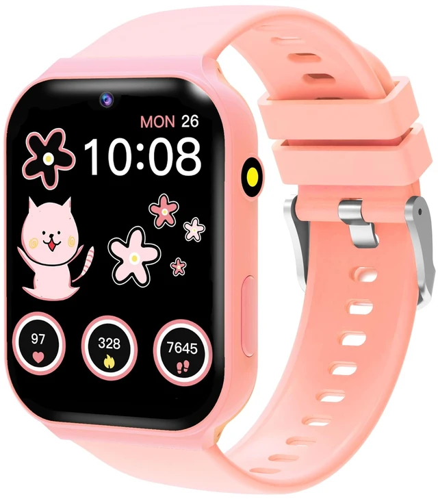 Main image of Smart Watch for Kids, Kids Watch with 18 Puzzle Games Sleep 1.83" HD Touch Pedometer DIY Dial Alarm Clock Timer Stopwatch Calendar Flashlight No APP/Phone, 12/24 hr Gift for Kid Christmas Birthday