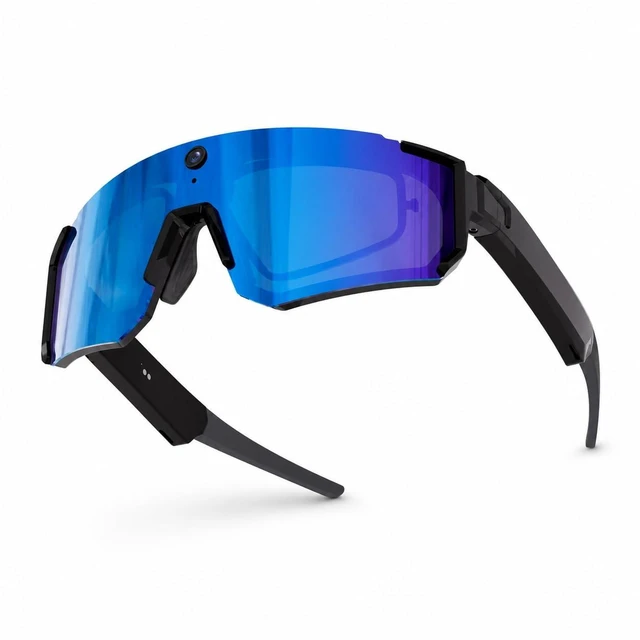 Main image of AI Smart Glasses with 8MP Camera, Open-Ear Audio, Bluetooth 5.4 Real-time translation, photochromic lenses, voice assistant support, lightweight design, for travel, cycling, work