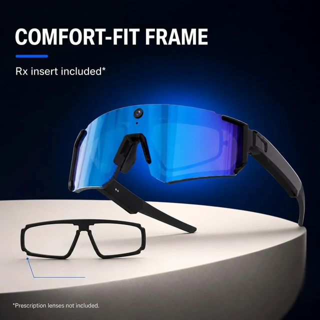 Alt view image 6 of 7 - AI Smart Glasses with 8MP Camera, Open-Ear Audio, Bluetooth 5.4 Real-time translation, photochromic lenses, voice assistant support, lightweight design, for travel, cycling, work