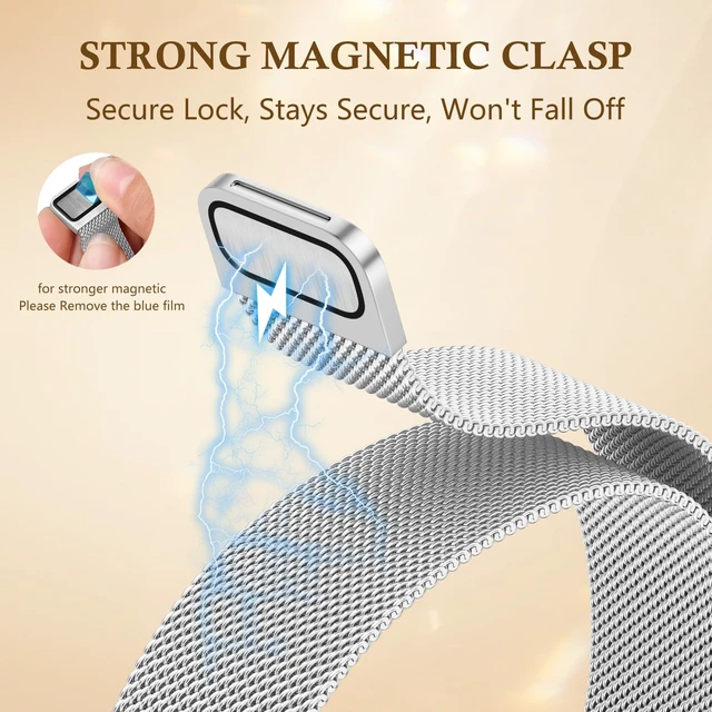 Alt view image 4 of 7 - Metal Bands Compatible with Fitbit Charge 6/ Charge 5 Bands for Women Men, Stylish Cute Adjustable Breathable Watch Bracelet Sport Watch Strap Replacement Wristbands for Charge 6/Charge 5 Band