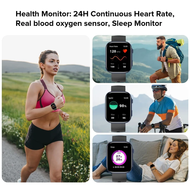 Alt view image 5 of 7 - Smart Watches for Men Women, Make/Answer Calls, 2.01" HD Screen with 260+ Watch Faces, Heart Rate/SpO2/Sleep Monitor, 123 Sports Modes, Long Battery Life Fitness Watch Compatible with iPhone Android