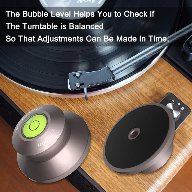 Alt view image 5 of 6 - LP190H Record Weight Disc Stabilizer for Turntables 71x33mm 6.7oz (190g) Aluminum Hi-Fi Vinyl Clamp Puck for Vinyl Record Player, Turntables, Phonograph
