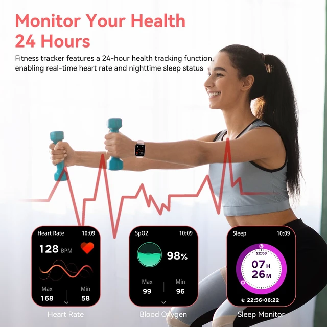 Alt view image 5 of 7 - Smart Watch for Women Men, 1.85"HD Touchscreen Fitness Tracker with Bluetooth Calling, 130+ Sport Modes, 5 ATM Waterproof Heart Rate Sleep Monitor, 7 Day Battery DIY Dial, Smartwatch for Android & iOS