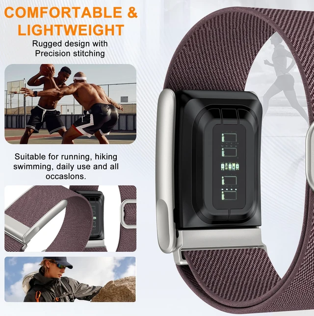 Alt view image 3 of 7 - Nylon Sport Band Compatible with Whoop 5.0 Bands One, Peak and Life/MG, Breathable Nylon Adjustable Waterproof Replacement Wristbands Straps for Whoop Band 5.0 Not Compatible with Gen 4