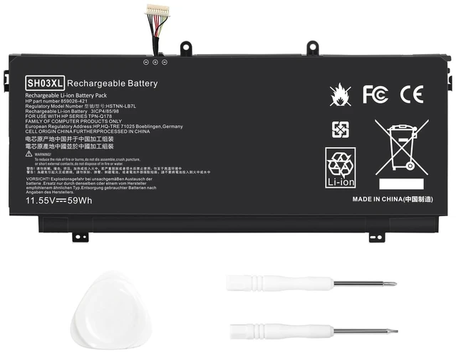 Main image of SH03 SH03XL SH03057XL Battery for HP Spectre x360 13 w023dx 13-w0XX 13-W013DX Spare 859026-421 859356-855 TPN-Q178