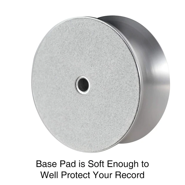 Alt view image 5 of 6 - Record Weight Stabilizer, 11.3oz Vinyl Weight for Turntable (Silver) Turntable Weight Clamps, Aluminum Vinyl Record Stabilizer, Reduces Vibration for LP Record Player, Fits Most Turntables