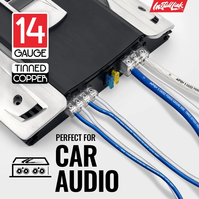 Alt view image 4 of 7 - 14 AWG Gauge (Tinned OFC) Marine Speaker Wire (100 Feet) 14/2 Tinned Oxygen Free Copper Speaker Cable, 2-Conductor, for Boat, Watercraft, RV, Off-Road, Car Audio Amp or Home Theater