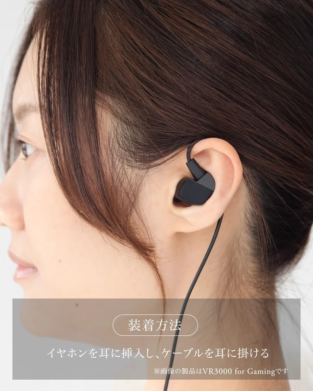 Alt view image 2 of 7 - VR2000 Immersive 3D Live Sound Headphones with Built-in Microphone and Controls for VR, ASMR, Gaming and 360 Music