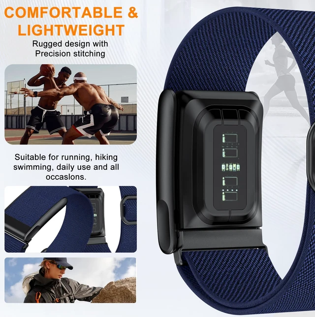 Alt view image 3 of 7 - Nylon Sport Band Compatible with Whoop 5.0 Bands One, Peak and Life/MG, Breathable Nylon Adjustable Waterproof Replacement Wristbands Straps for Whoop Band 5.0 Not Compatible with Gen 4
