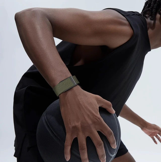 Alt view image 6 of 7 - Nylon Sport Band Compatible with Whoop 5.0 Bands One, Peak and Life/MG, Breathable Nylon Adjustable Waterproof Replacement Wristbands Straps for Whoop Band 5.0 Not Compatible with Gen 4