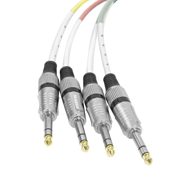 Alt view image 3 of 4 - SAXT-4x5F - 4 Channel 1/4" TRS to XLR Female Snake Cable - 5 Feet Long - Serviceable Ends - Pro Audio Effects Snake for Live Live, Recording, Studios, and Gigs - Patch, Amp, Mixer