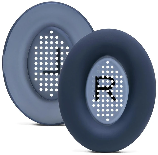 Alt view image 7 of 7 - SweatZ QuietComfort - Sweat Covers for Bose QC 45, 35, 35ii, QC2 & QC25 Made by Wicked Cushions Patented Design, Also fits QC15, AE2, AE2i, SoundTrue & SoundLink Midnight Blue
