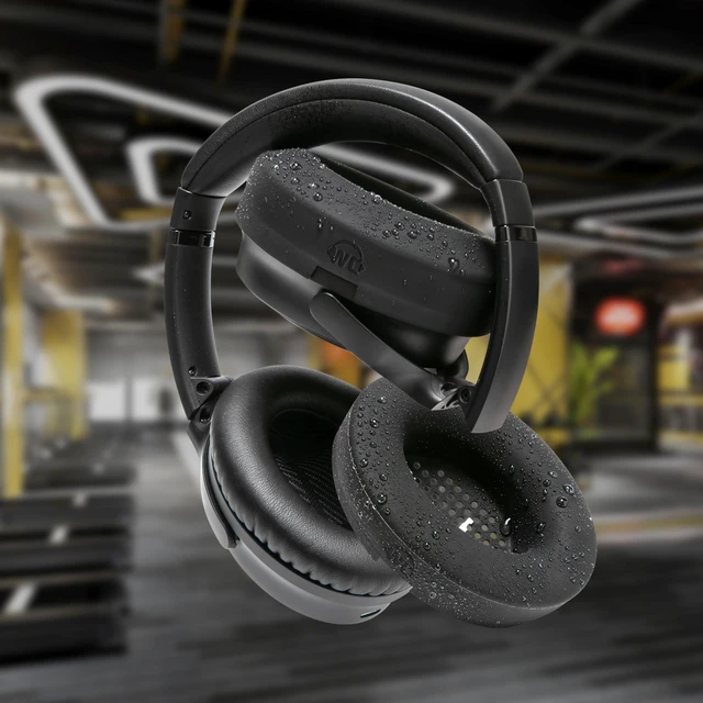 Alt view image 4 of 7 - SweatZ QuietComfort - Sweat Covers for Bose QC 45, 35, 35ii, QC2 & QC25 Made by Wicked Cushions Patented Design, Also fits QC15, AE2, AE2i, SoundTrue & SoundLink Black