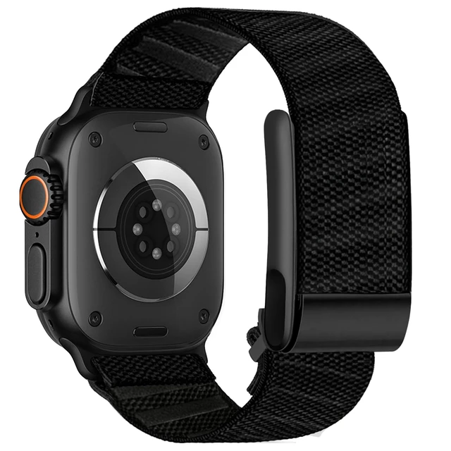 Alt view image 7 of 7 - Nylon Sport Band for Whoop 5.0 + Apple Watch Combo Band- Adjustable Elastic Breathable Hybrid Strap for Whoop 5.0 & Apple watch 1/2/3/4/5/6/7/8/9/10/11/SE/Ultra