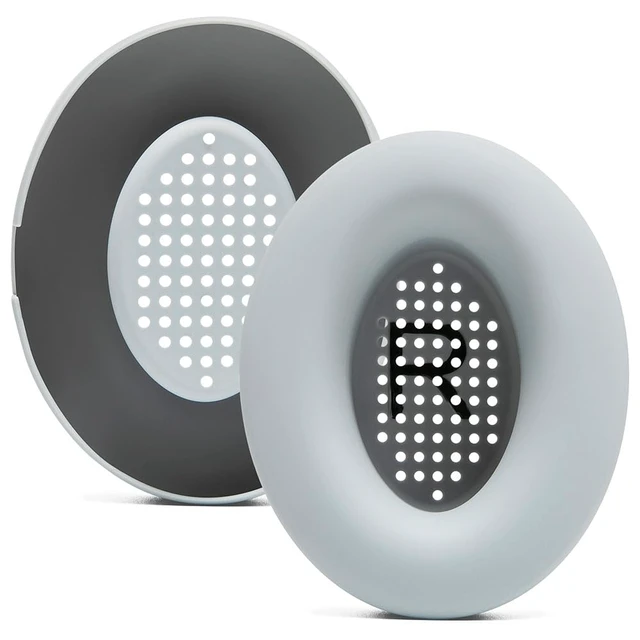 Alt view image 7 of 7 - SweatZ QuietComfort - Sweat Covers for Bose QC 45, 35, 35ii, QC2 & QC25 Made by Wicked Cushions Patented Design, Also fits QC15, AE2, AE2i, SoundTrue & SoundLink Silver