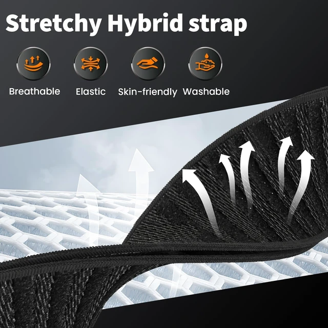 Alt view image 4 of 7 - Nylon Sport Band for Whoop 5.0 + Apple Watch Combo Band- Adjustable Elastic Breathable Hybrid Strap for Whoop 5.0 & Apple watch 1/2/3/4/5/6/7/8/9/10/11/SE/Ultra