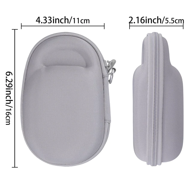 Alt view image 6 of 7 - Hard Carrying Case for JBL Clip 5 Portable Mini Speaker, White 1:1 Molded Interior, Soft Anti-Static Velvet Lining, Cable Storage, Secure Fit, Carabiner, High-Density EVA Shell