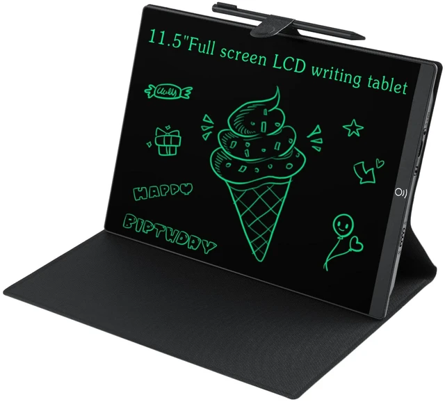 Main image of LCD Writing Tablet 11.5in Drawing Pad, Reusable Digital Notepad Ultra-slim 0.2in with case, bezel-free screen. Perfect electronic writing pad for office, home & classroom