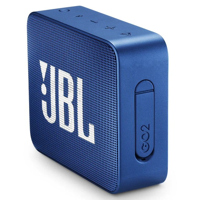 Alt view image 7 of 7 - GO2 - Waterproof Ultra Portable Bluetooth Speaker - Blue Wireless Bluetooth Streaming, Rechargeable Battery, Waterproof design, Speakerphone, Audio cable input