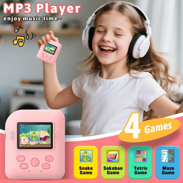 Alt view image 5 of 7 - Kids Instant Print Camera Toys,1080P HD Toddler Digital Video Camera,Christmas Birthday Gifts for Girls Boys Age 3-12 Year Old - TF Card Included (Pink)