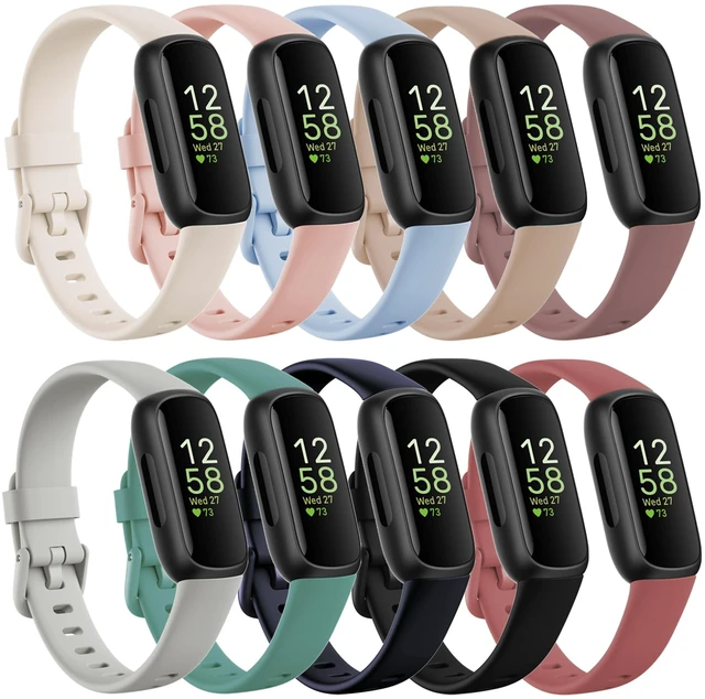 Main image of 10 Pack Compatible with Fitbit Inspire 3 Bands,Soft Sport Bands Silicone Replacement Wristband for Fitbit Inspire 3 Tracker Smart Watch for Women Men