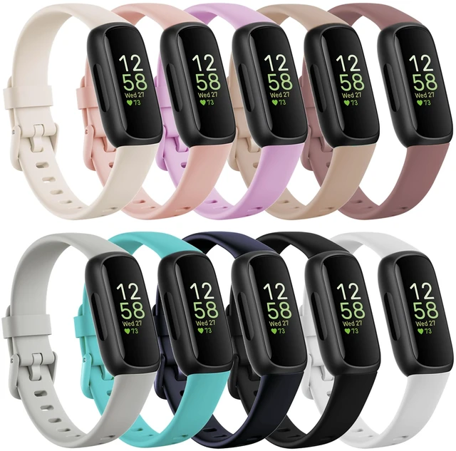 Main image of 10 Pack Compatible with Fitbit Inspire 3 Bands,Soft Sport Bands Silicone Replacement Wristband for Fitbit Inspire 3 Tracker Smart Watch for Women Men