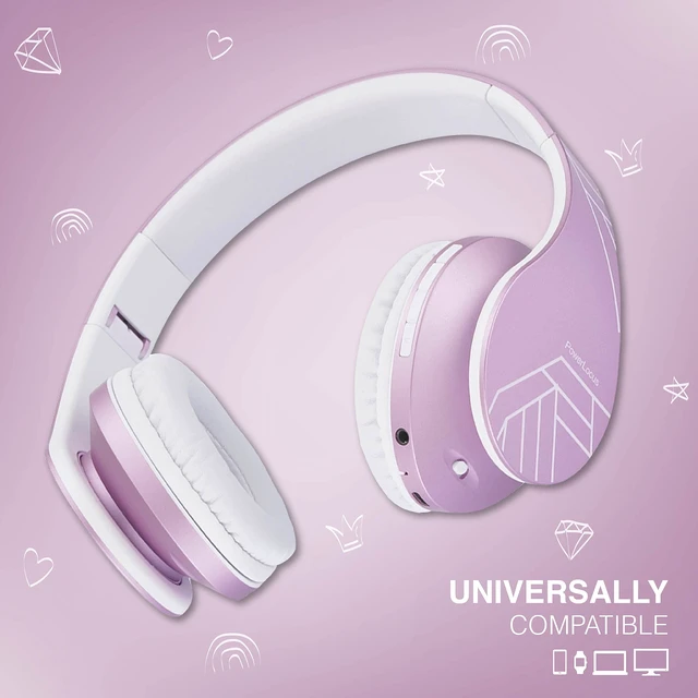 Alt view image 6 of 7 - Kids Headphones Over-Ear, Bluetooth Wireless Headphones for Kids,with Microphone, Safe 85DB Volume Limited, Foldable with Carry Case, Audio Cable, Micro SD mode for Online Classes,PC,Phones