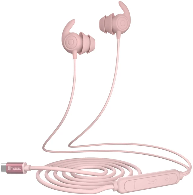 Main image of USB C Wired Sleep Earbuds, 2g Lightweight Earphones for Side Sleeper -30dB Noise Isolation Sleep Earplugs w/Mic, Soft Silicone, Flat Thin Sleep Earphones for Relax/Focus/Travel/Yoga -Pink