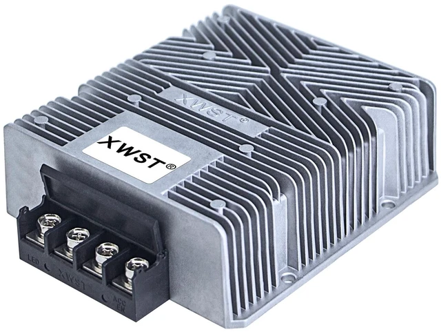 Main image of DC to DC Converter 12v to 24v Step up Boost Regulator 50A 1200W Power Supply Waterproof Module Transformer Adapter for Motor Car Truck Vehicle Boat Solar System(12V-24V-50A) (XW-12-24-50A)
