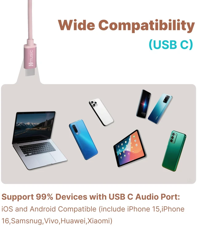 Alt view image 7 of 7 - USB C Wired Sleep Earbuds, 2g Lightweight Earphones for Side Sleeper -30dB Noise Isolation Sleep Earplugs w/Mic, Soft Silicone, Flat Thin Sleep Earphones for Relax/Focus/Travel/Yoga -Pink