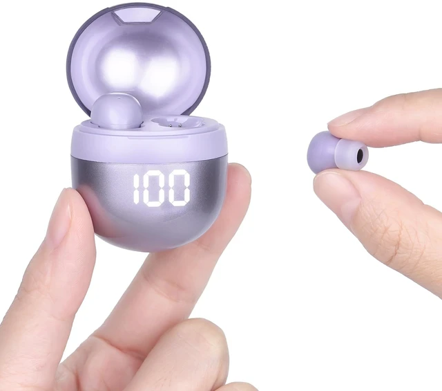 Main image of Invisible Mini Wireless Bluetooth Earbuds Tiny IPX5 Waterproof Sleep Stereo Wireless Bluetooth Earbuds Ultra Small Invisible Mini In-Ear, Fit All Ears Stereo Sound for Comfort Sleep & Daily Use