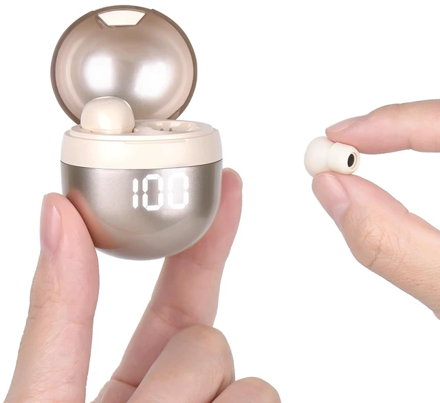 Main image of Invisible Mini Wireless Bluetooth Earbuds Tiny IPX5 Waterproof Sleep Stereo Wireless Bluetooth Earbuds Ultra Small Invisible Mini In-Ear, Fit All Ears Stereo Sound for Comfort Sleep & Daily Use