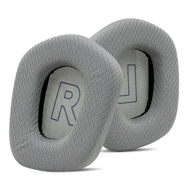 Alt view image 6 of 7 - Earpads Replacement for Logitech G733 G535 G335 Lightspeed Wireless Gaming Headset, Ear Pads Cushions with Comfort Noise Isolation Foam (Gray)