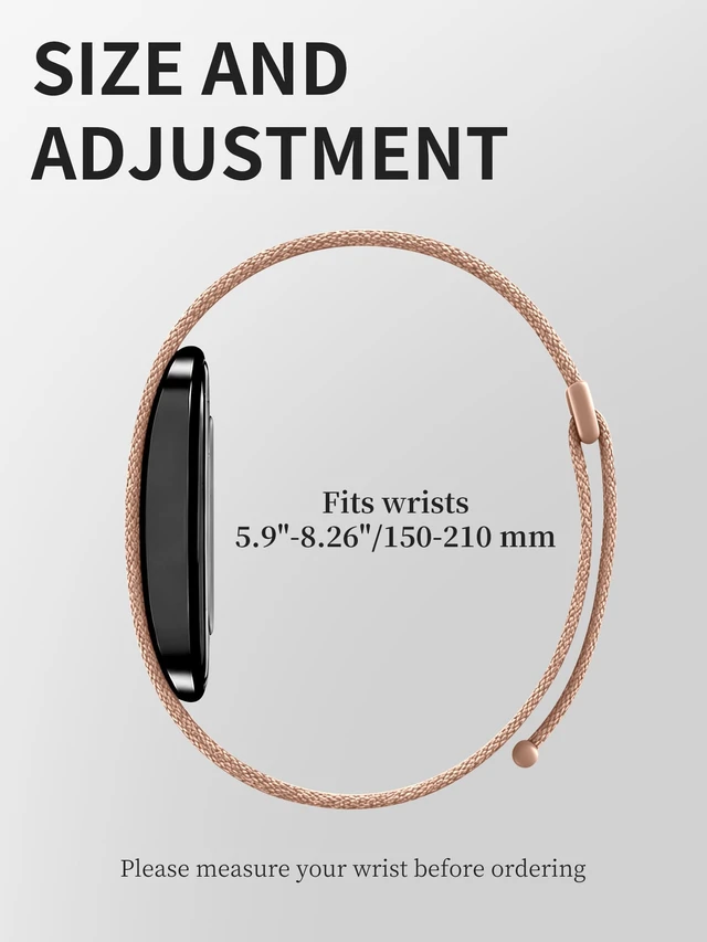 Alt view image 5 of 7 - Nylon Stretchy Sport Loop Band Compatible with Hume Band 2.0 Fitness Tracker, Breathable Adjustable Replacement Wrist Strap for Hume 2.0 Tracker
