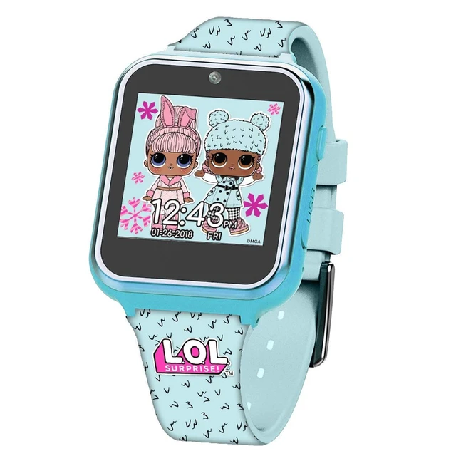 Alt view image 7 of 7 - Kids LOL Surprise Light Blue Educational Touchscreen Smart Watch Toy for Girls, Boys, Toddlers - Selfie Cam, Learning Games, Alarm, Calculator, Pedometer & More (Model: LOL4299AZ)