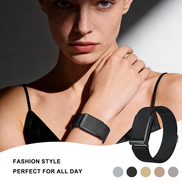 Alt view image 7 of 7 - Stainless Steel Milanese Loop Strap Compatible With Whoop 5.0
