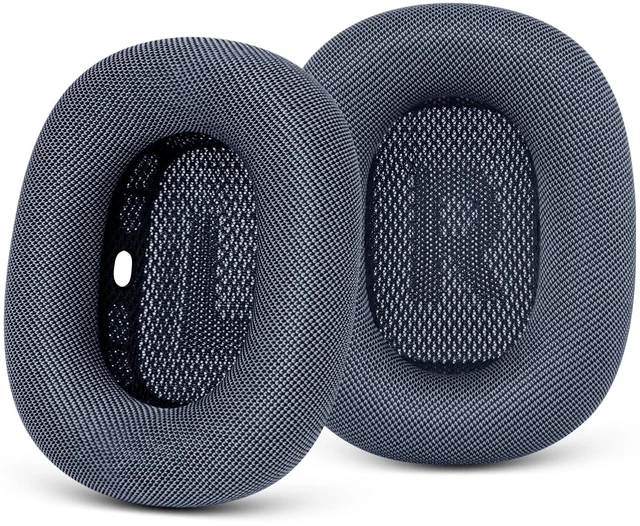 Main image of Upgraded Ear Cushions Replacement Earpads for AirPods Max 1 & 2 Headphones, Mesh Fabric Ear Pads Ear Covers Cups with Memory Foam and Magnet for AirPods Max (Midnight)