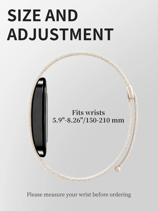 Alt view image 5 of 7 - Nylon Stretchy Sport Loop Band Compatible with Hume Band 2.0 Fitness Tracker, Breathable Adjustable Replacement Wrist Strap for Hume 2.0 Tracker