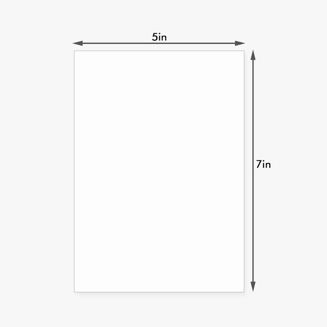 Alt view image 2 of 7 - 100 Pack Backing Boards, 5x7 Uncut White Mat Boards Acid-Free Backerboards for Art Prints, Ideal for Photos, Pictures, Prints, and Frames