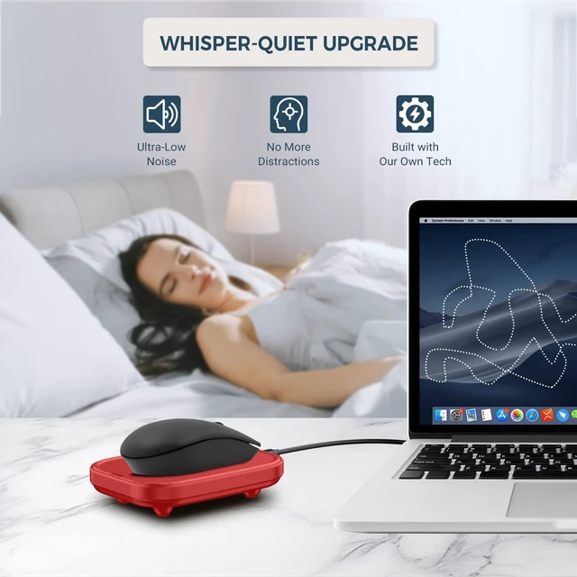 Alt view image 2 of 7 - Mouse Jiggler Undetectable Ultra Slim Mouse Mover with Realistic Movement, No Software Needed, Keeps Your PC Awake and Active, Keeps Computer Awake for Office or Remote Work - Red
