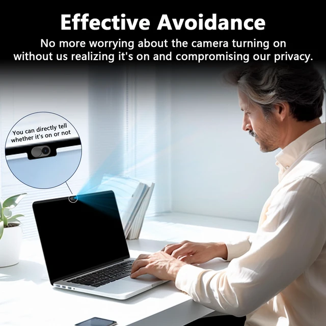Alt view image 7 of 7 - 360° Magnetic Privacy Screen for MacBook Air 13.6 Inch (2022-2025, M2/M3/M4), Removable Screen Protector with Webcam Cover to Anti Glare Blue Light 13.6 Inch Privacy Screen Shield