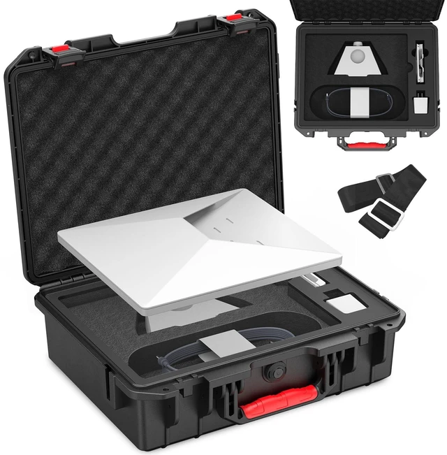 Main image of Starlink Mini Case-Waterproof Hard Travel Case for Starlink Accessories Shockproof & Waterproof Storage Solution with Dual Carry Options, Perfect for Travel, Camping & RV Adventures