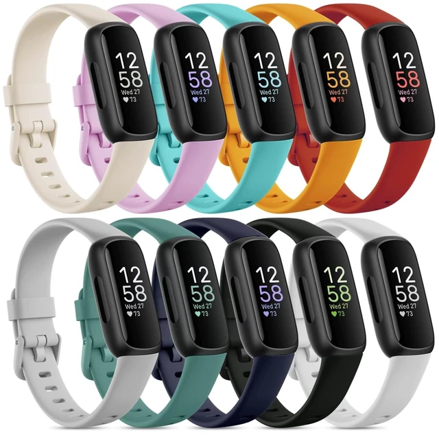 Main image of 10 Pack Compatible with Fitbit Inspire 3 Bands,Soft Sport Bands Silicone Replacement Wristband for Fitbit Inspire 3 Tracker Smart Watch for Women Men