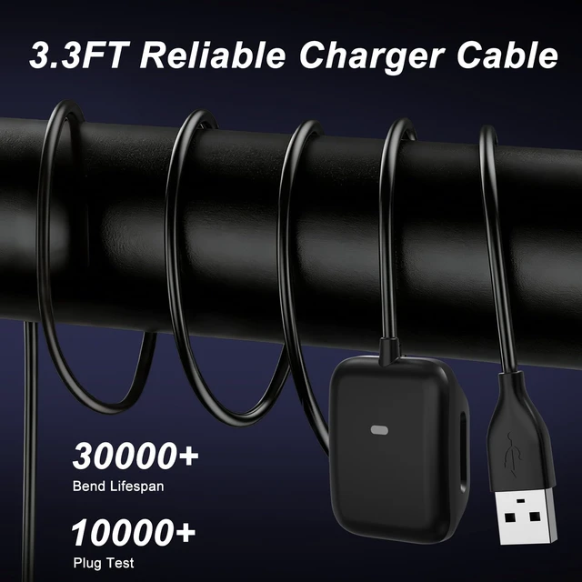 Alt view image 6 of 7 - Charger Cable for Whoop 5.0/MG Basic Charger, 1M/3.3 Ft Portable Design Waterproof Compatible with Whoop 5 Charger Replacement (Not Compatible with Whoop 4.0)