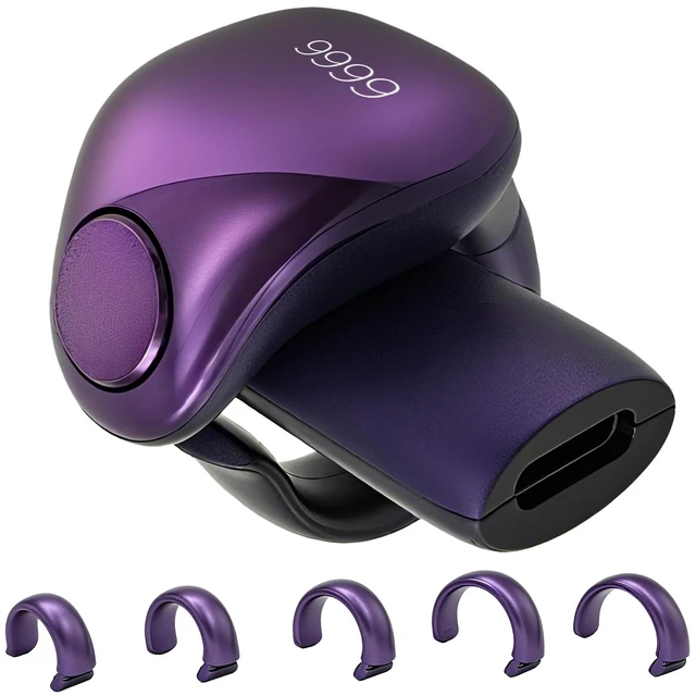 Main image of Tasbeeh Counter, Tasbih Counter, Zikr Smart Ring, Adjustable Finger Ring Counter, Dhikr Counter, Prayer Direction Indicator, 5 Azan Alarm Clock, APP Support, Eid al-Fitr Gifts for Muslims(Purple)