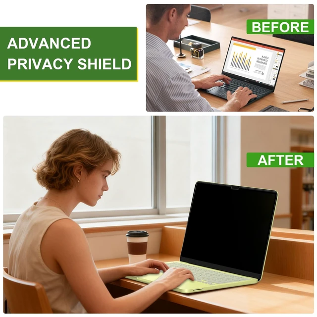Alt view image 3 of 7 - Neo 13Inch Magnetic Privacy Screen Protector for MacBook Neo 13 Inch (A18 Pro, 2026)