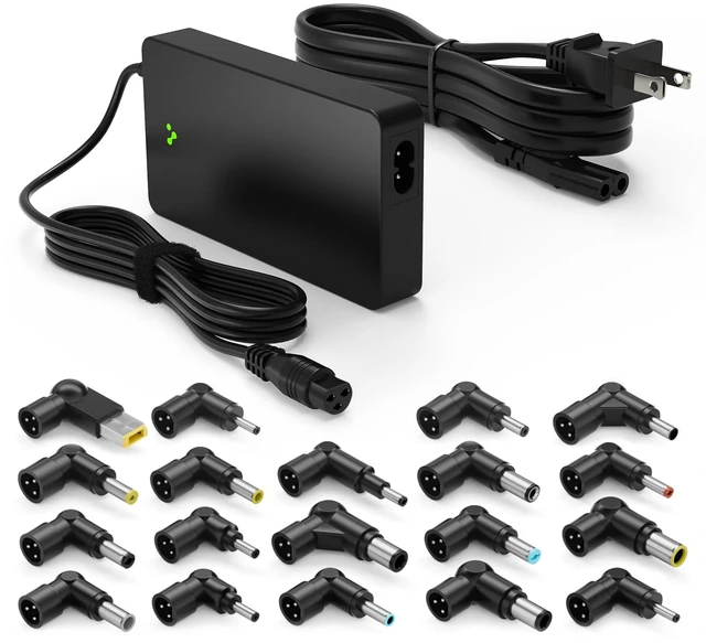 Main image of 90W Universal Laptop Charger with Fast Charging USB Port &19 Tips Power Adapter Supply Cord for Hp Dell Toshiba IBM Lenovo Acer Asus Samsung Sony Fujitsu Gateway