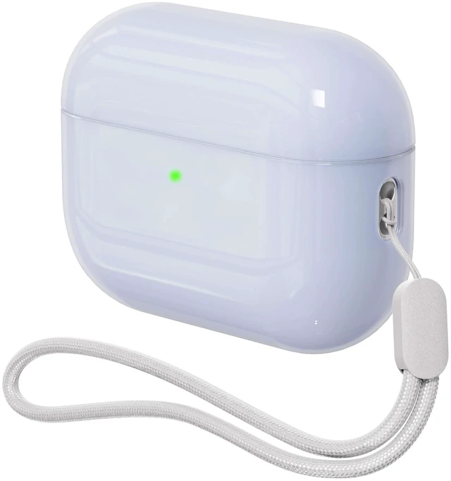 Main image of Case for AirPods Pro 2 Never-Sretch-Out Shock-Proof Protective Semi Hard Silicone Case Compatible with Apple Airpods Pro 2nd Generation (Ice Blue)